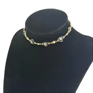 Ajustable tobillera size 8-10.5 de ojos forma de corazón