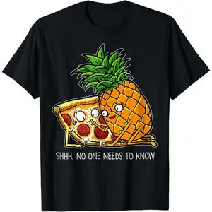 Pineapple Pizza - Funny Pepperoni Pizzas T-Shirt trendy t-shirts