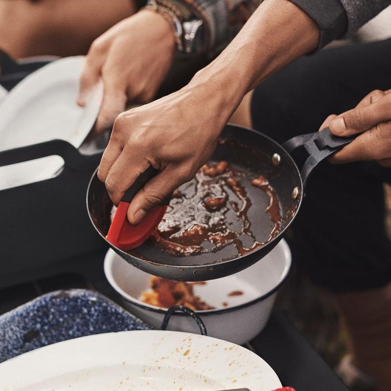 Outdoor kitchen 3in1 squeegee and scraperredgrey