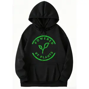 Vegan Fitness Hoodie with Long Sleeves – Plant-Powered Activewear