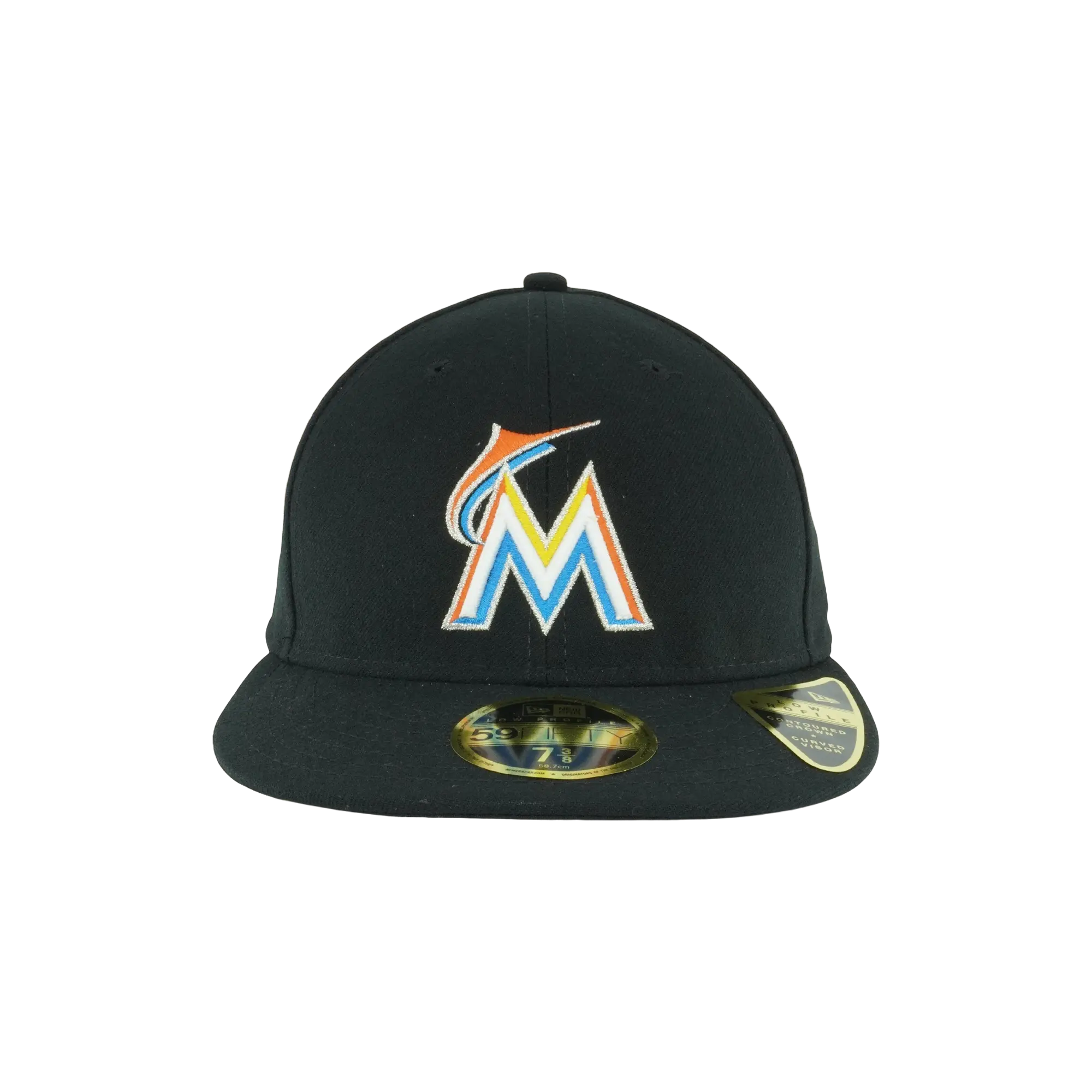 59FIFTY Miami Marlins 2018 Home Low Profile Authentic Fitted Hat "Black" NE997