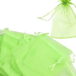 30 Pcs 5.9''×7.8'' Drawstring Fruit Netting Bags