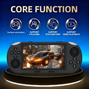 Sf3000 Handheld Game Console, Linux System, 4.5 Inch IPS Screen, Retro Games & Multimedia, USB Charging, Rechargeable Battery, Ready to Play, Gaming Console