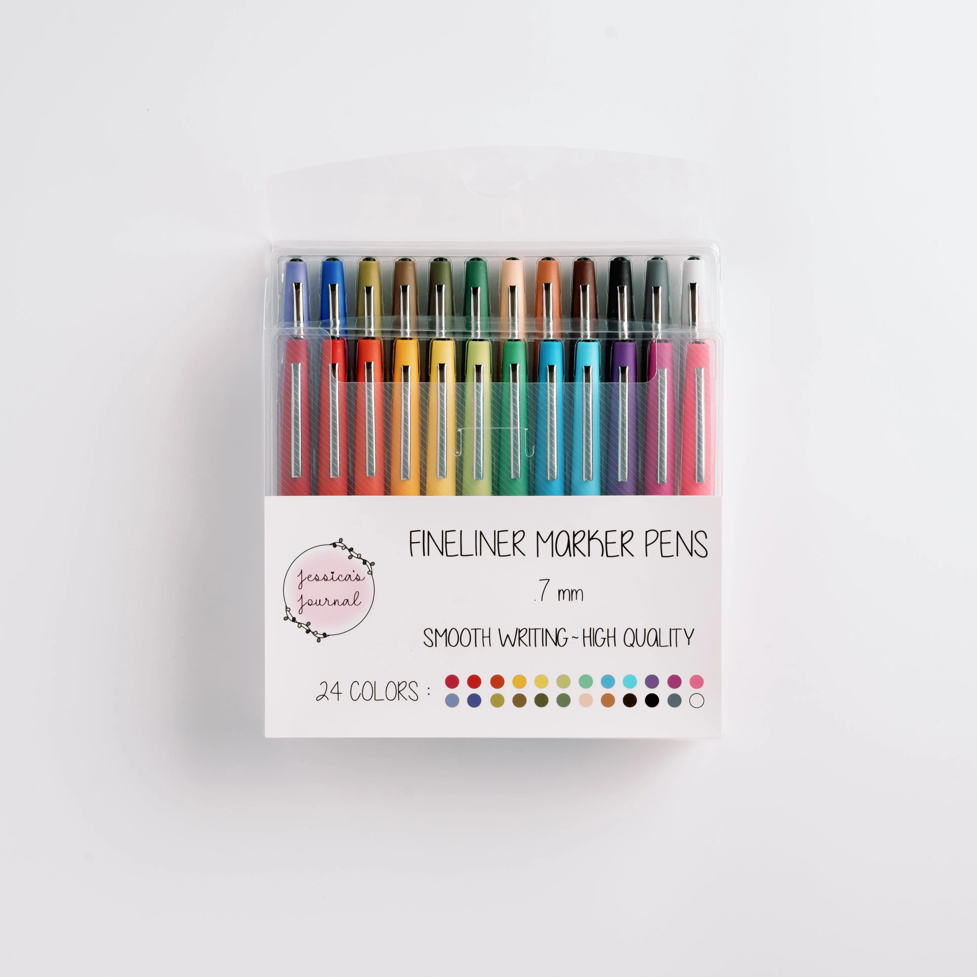 Fineliner Rainbow Marker Pens Fineliner Rainbow Marker Pens