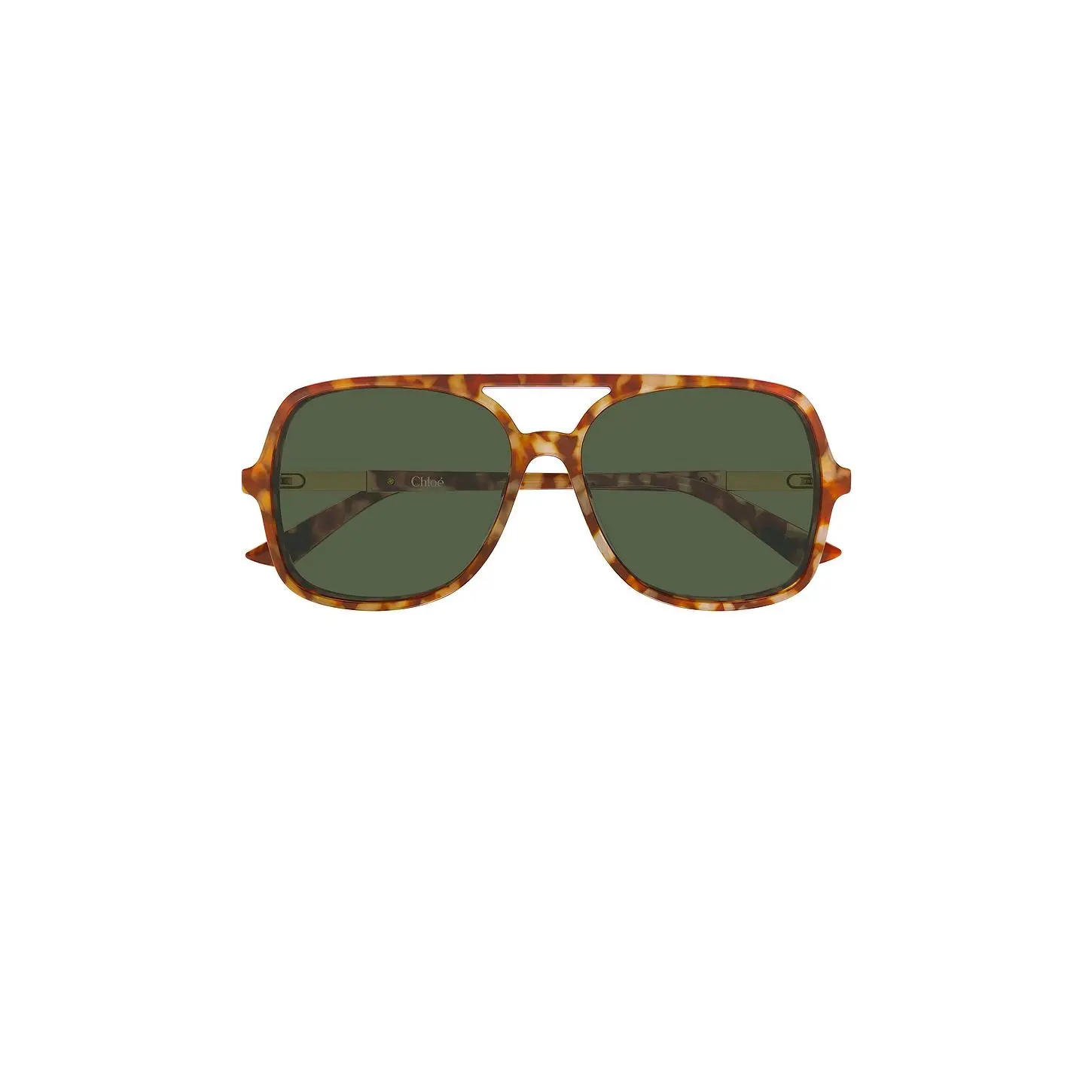 Chloe Aviator Sunglasses in Brown