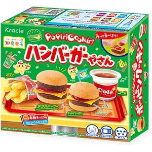 Kracie Popin' Cookin Cooking Japanese DIY Kids Favourite DIY Candy Kit Gift Idea Party Activities (Hamburger DIY Candy Kit 22g)