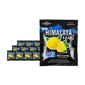 12Packs Big Foot Himalaya Salt Candy – Lemon Mint Flavor |  Refreshing Hard Candy
