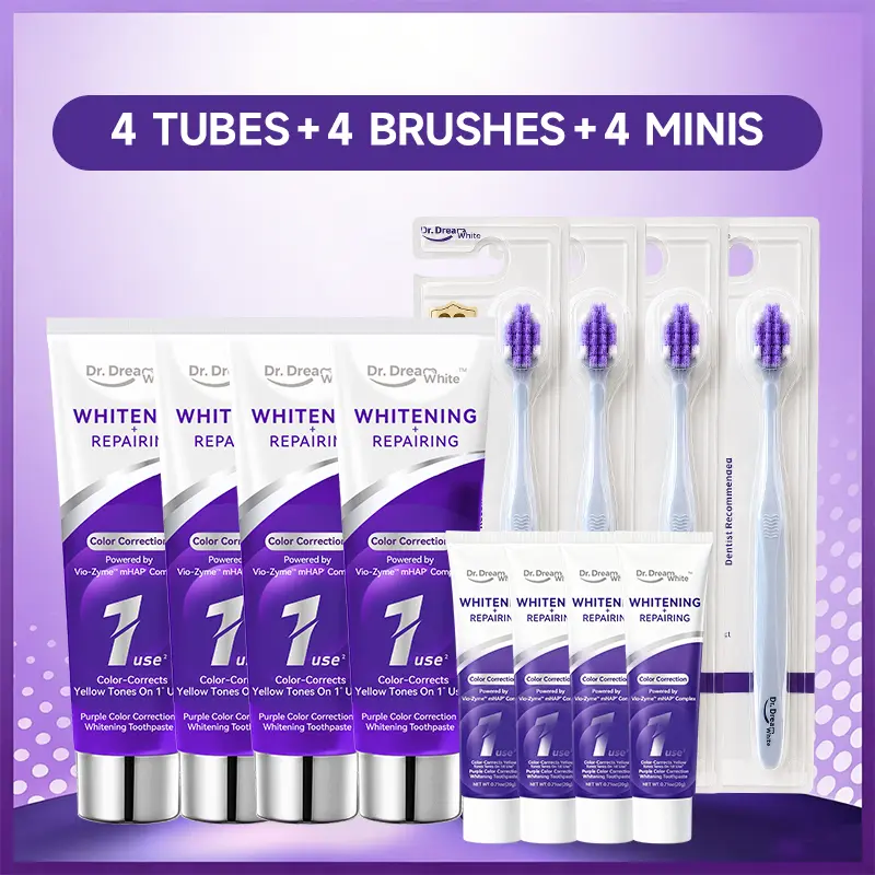 4 Tubes + 4 Brushes + 4 Minis