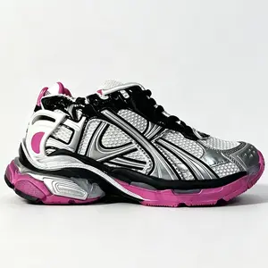 trendy running chunky shoes men's and women's 1.0 Runner dad shoes size 35-46 designer height increasing couples' worn out style trainers multiple color 7.5 sports shoes