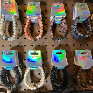 Natural Stone Healing Bracelets with Hematite