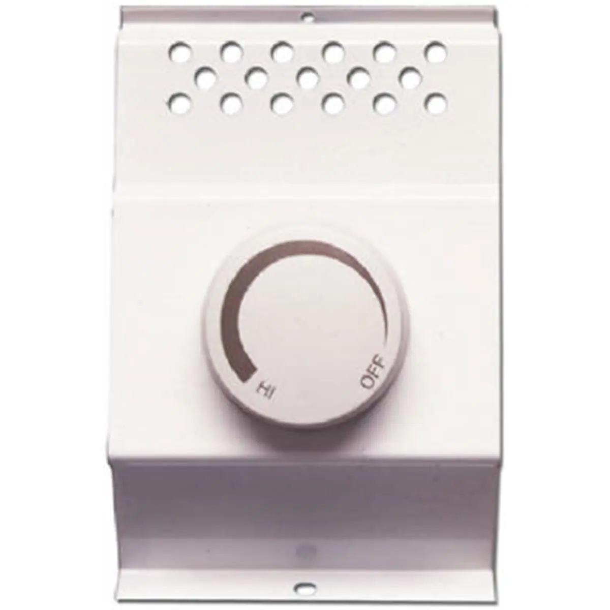 Cadet 08734 Double Pole Built-In Baseboard Thermostat - White, 2.25x7x7.6", Baseboard Mount, Thermostatic Control, Wired Device