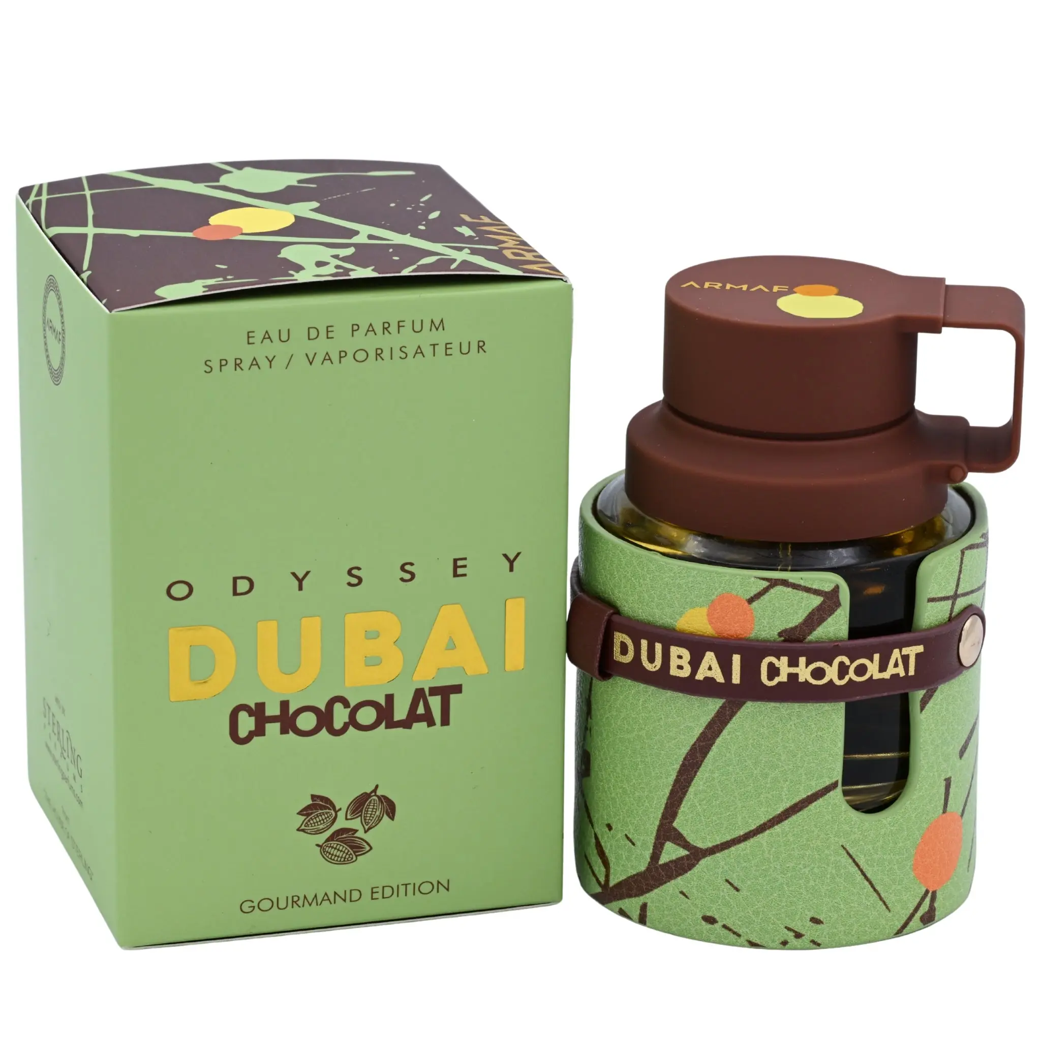 Armaf Odyssey Dubai Chocolat Gourmand Eau de Parfum Spray for Men 2.0 oz