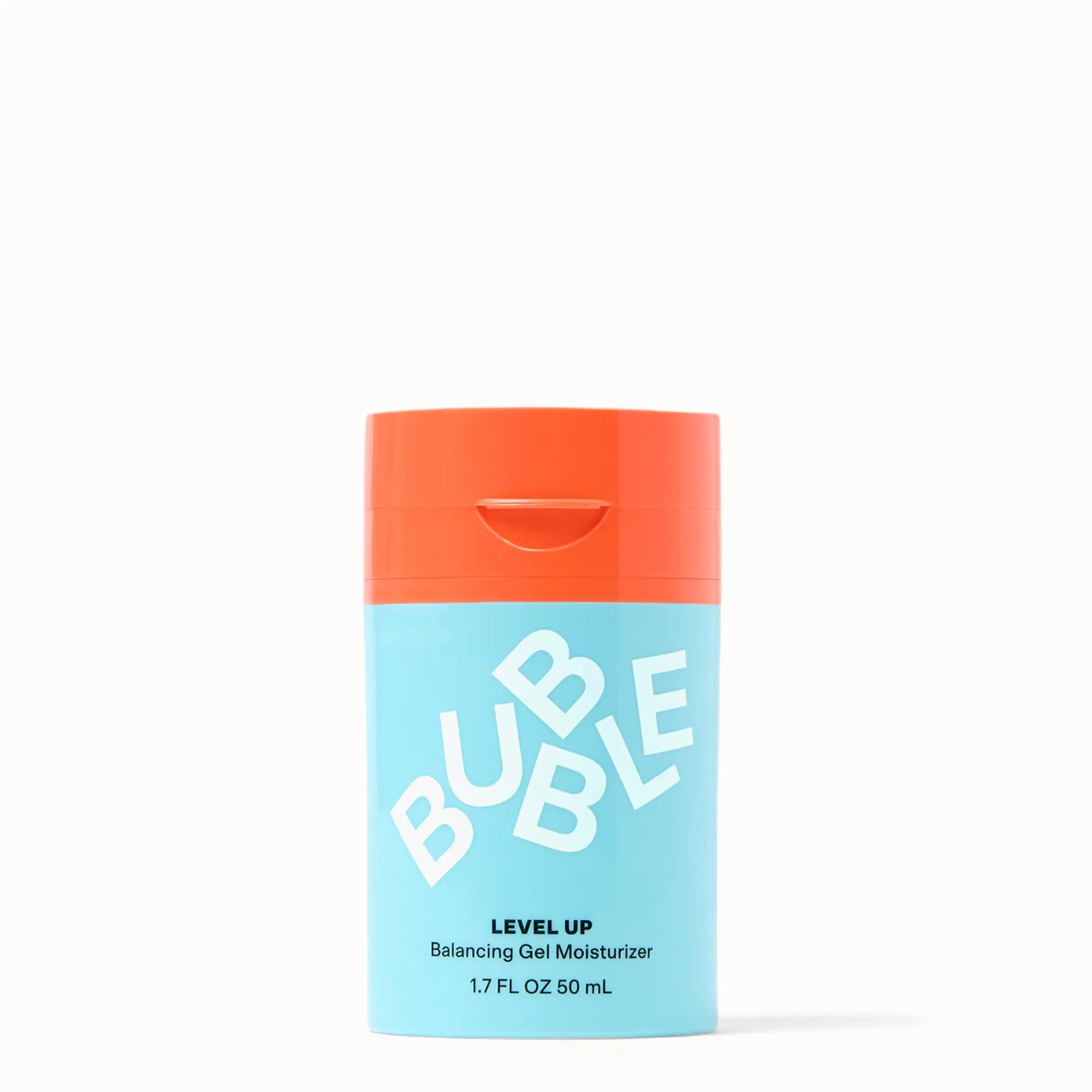 Bubble Skincare Level Up Balancing Face Moisturizer - Glycerin-Infused, Non-Clogging Lightweight Gel for Daily Moisture, Hydrate Dryness, Acne-Prone Skin, Pores - Glow Up for Adults