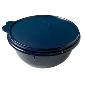 Tupperware Ultimate Mixing Bowl Flat Bottom 3.2L / 14.75 Cup Dark Blue New !!!