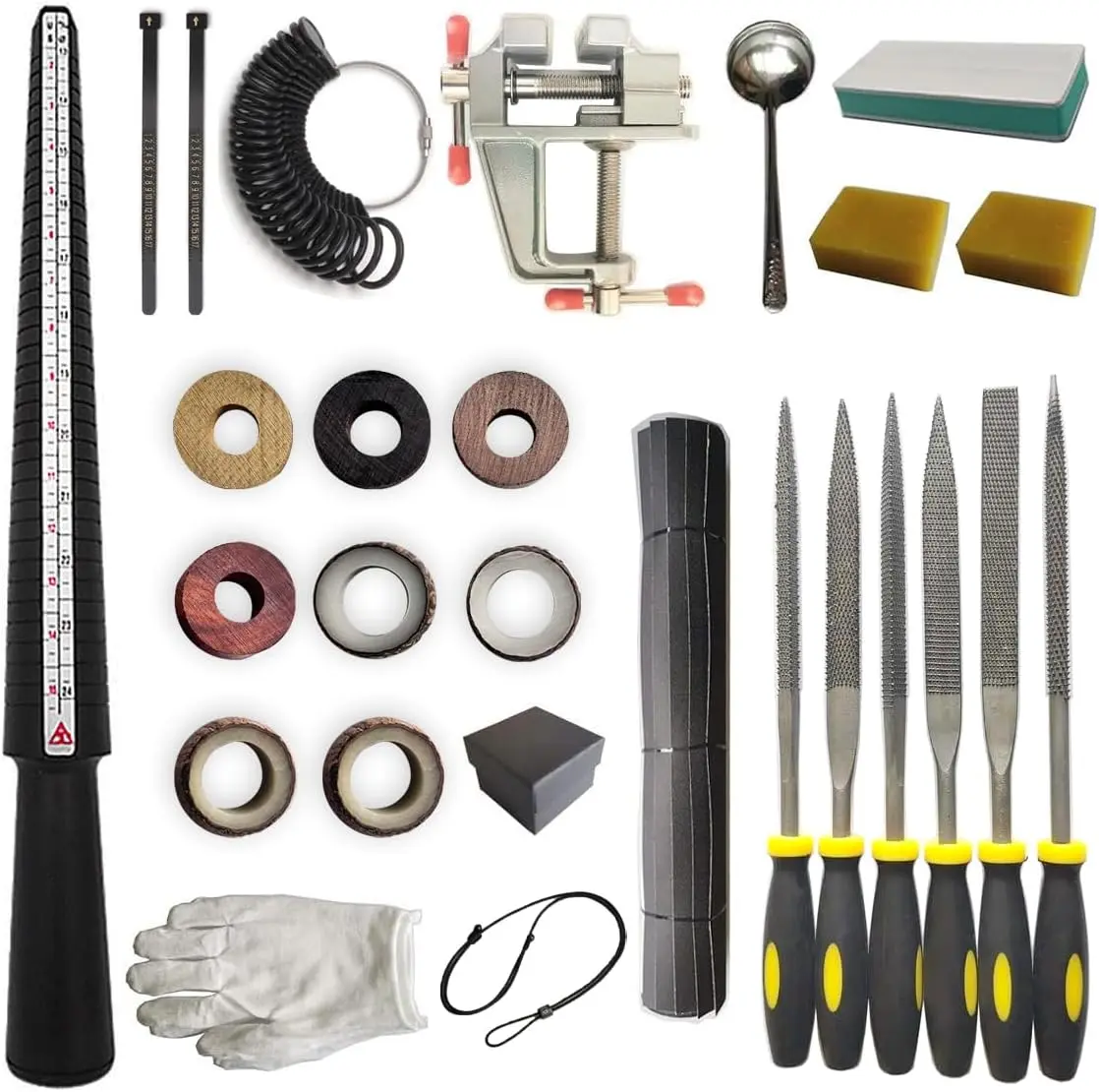IGDXU Sandalwood Ring Craft Kit - DIY Make Your Own Jewelry Ring - Craft Project for Adults, Teens, Kids, Beginners - Great Gift