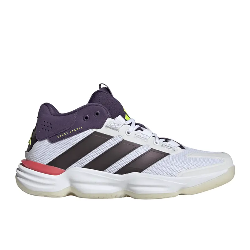 adidas gazelle silver green womens adidas Women's Exhibit Select Mid Basketball Shoes, Size 9, White/Red main image 1
