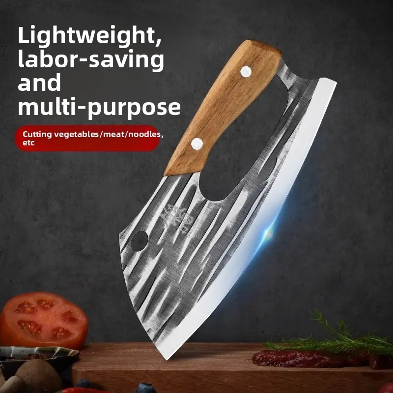 Kitchen Forging Effort-Saving Vegetable Noodles Knife, Home New Style Slicing Knife, Chef's Meat Cutting Knife, Lightweight Sharp Durable Blade, Stainless Steel Knives, Kitchenware