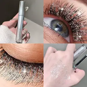 1pc Diamond Glitter Mascara, Long-Lasting Waterproof, Volumizing & Lash-Extending, Perfect for Parties, Ideal Gift for Festivals
