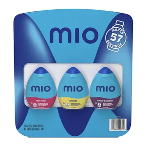 MiO Fruit Punch, Lemonade And Cherry Blackberry Naturally Variety Pack, Bottles, 3 pk./1.62 fl. oz.