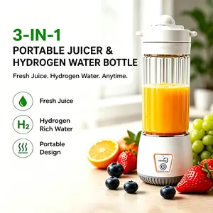 4000mAh Cordless Portable Blender - Mini Rechargeable Juicer Cup for Smoothies, Shakes & Fresh Juice, BPA-Free, One-Click Operation