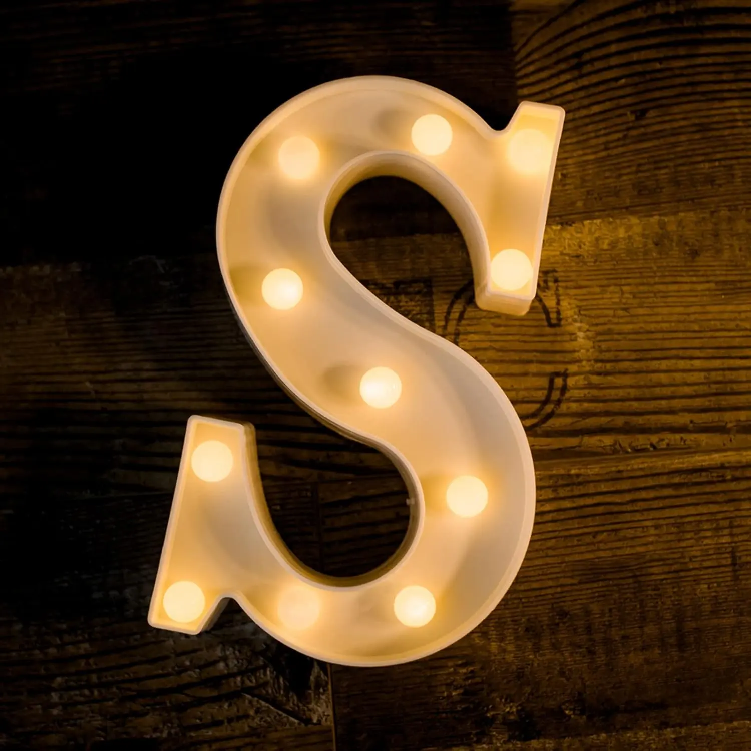 LED Letter Lights Sign Marquee Light Up Letters Sign for Night Light Wedding/Birthday Party Battery Powered Christmas Lamp Home Bar Decoration(S)