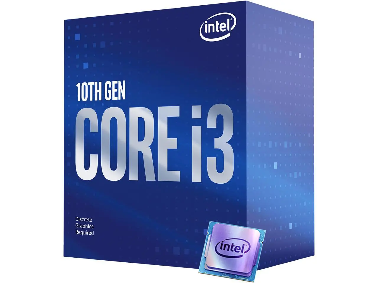 Intel Core i3-10100F - Core i3 10th Gen Comet Lake Quad-Core 3.6 GHz LGA 1200 65W None Integrated Graphics Desktop Processor - BX8070110100F