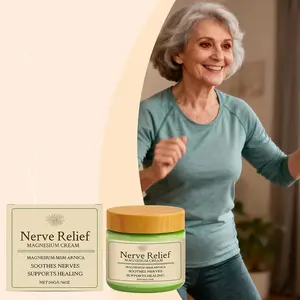 Nerve-Relief-Magnesium Cream Moisturizing Knee Body Massage Cream Muscle Discomfort Relief Restful Sleep Support Body Relief,summervibes