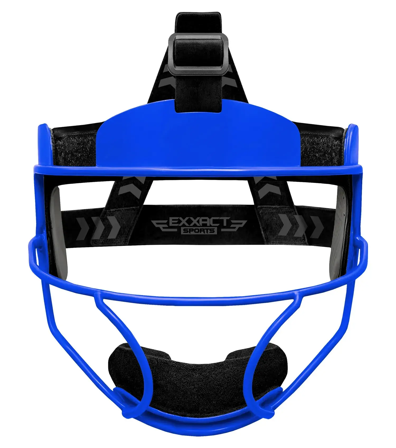 Exxact Sports Softball Fielder's Mask, Matte Alloy Steel for Female Youth & Adult Players - High Impact Shell with Comfortable Fitted Design & Wide Vision, Lightweight, Secure Strap, Enhanced Visibility, Sporty Face Covers & Mask, Face Mask Girl, Adjustab