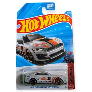 Hot Wheels 2020 Ford Mustang Shelby GT500 – White with Orange Stripes (10/250)