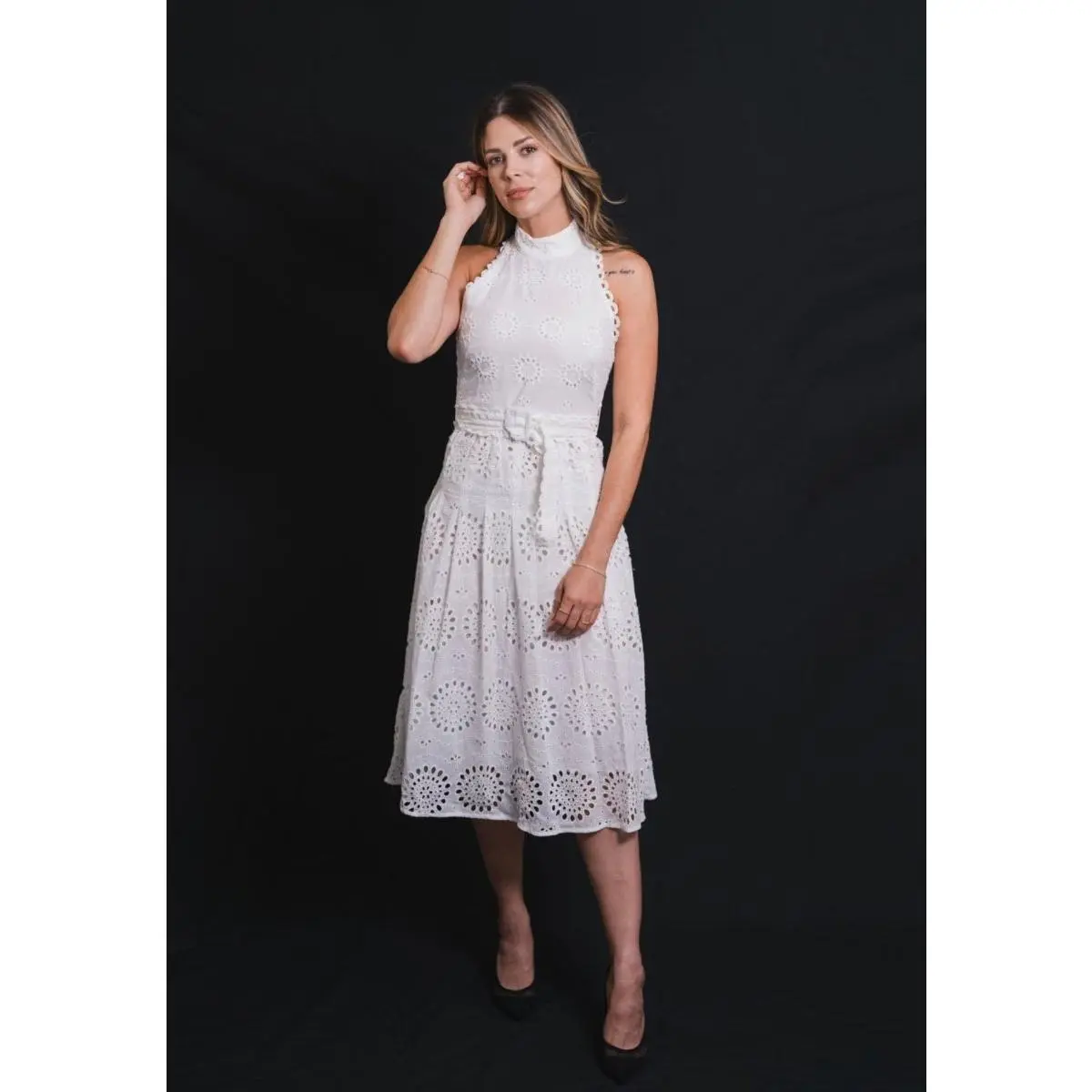 Nabila Lace Dress Casual Polyester Womenswear Underwear