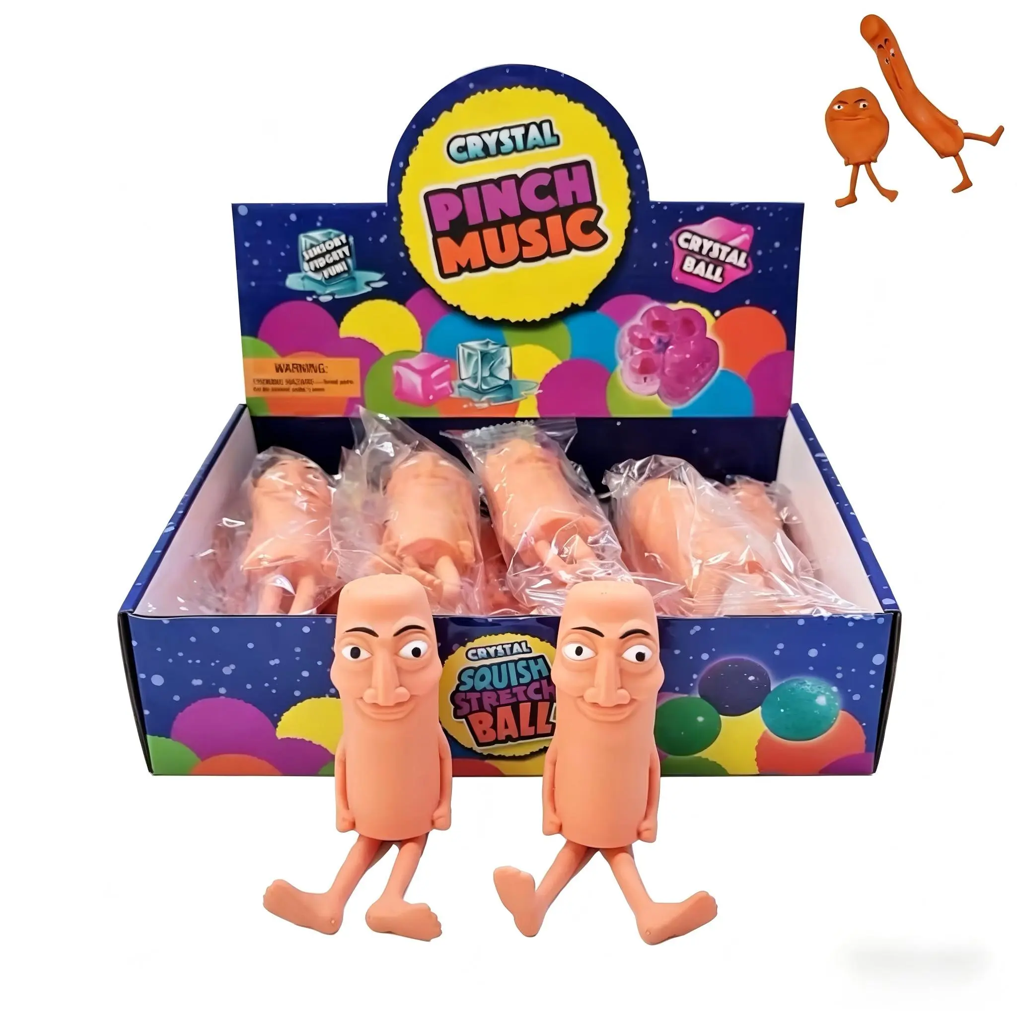 Tung Sahur Squishy Fidget Meme Figure - Dumpling Squishy, Stress Relief Sculptures, Silly Fun Toy, Cute Squeeze Gift for Kids