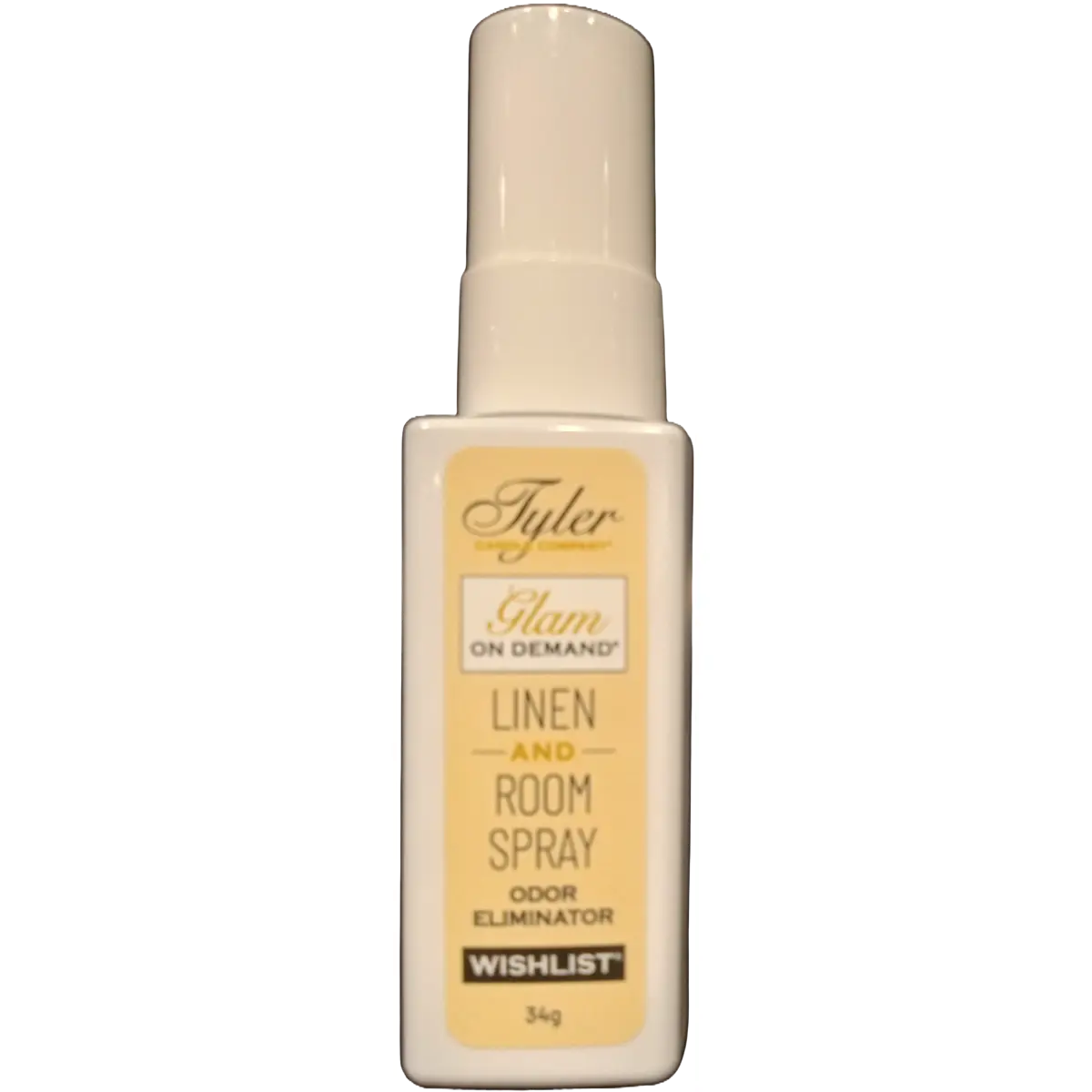 Tyler Candle Company Glam Series Aroma Room & Linen Spray - 1.2oz/34g Indoor Odor Elim. Liquid Fragrance Freshener with Warm Spices, Flowers, Wishlist Eligible