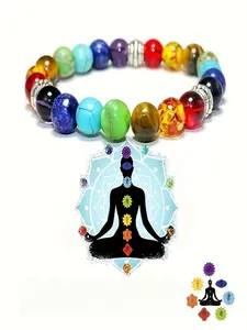 Trendy Handmade Healing Crystal Bracelet Set, Premium Bracelet, Natural Stones & Gemstones, Unisex Design, Perfect Gift for Couples, Energy Protection Jewelry