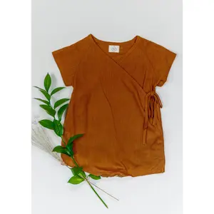 Charlie Linen Romper in Khaki