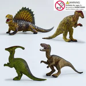 4-Pack PVC Realistic Dinosaur Models, Perfect Christmas/new Year/easter/gifts, Home Decor & Teaching Props, Ideal for Birthdays & Anniversaries