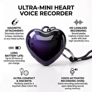2026 Mini Record Voice Activated Recorder Digital Recording Device Sound Professional Dictaphone Audio Micro Listen Small Player