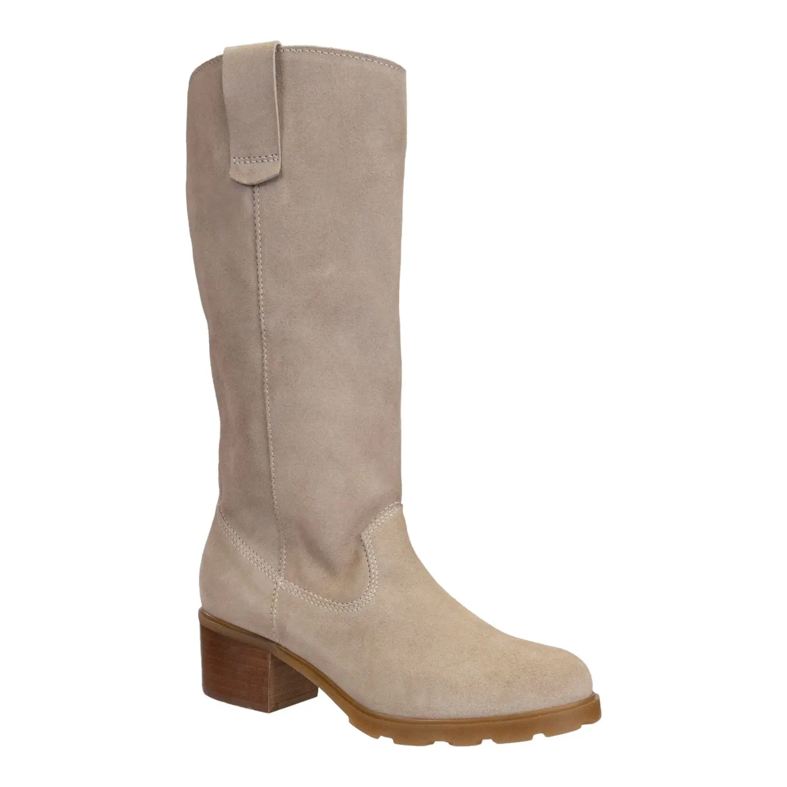 OTBT - TALLOW in BEIGE Heeled Mid Shaft Boots