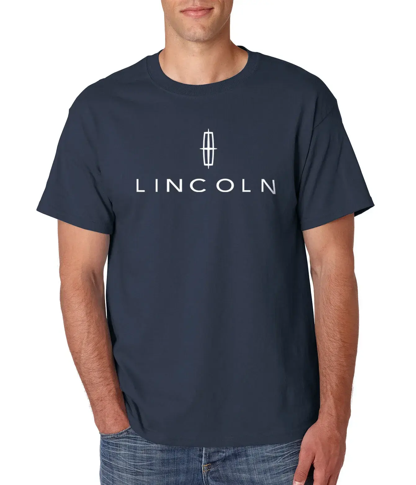 Lincoln Emblem Graphic T-Shirt Sweatshirt Hoodie, Luxury American Classic Car Mechanic Gift Tee