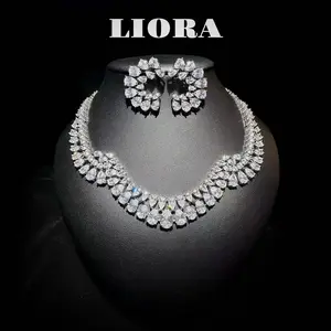 925 Silver, Lab-Created ECO Diamond Elegant Design Set for Dinner/Daily/Halloween/Christmas/Discount Price/Gift