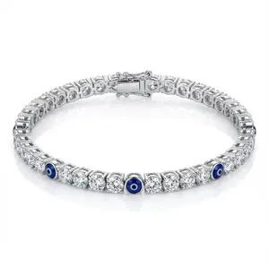Nova Rose Evil Eye Bracelet – Dainty Crystal Tennis Style | Viral TikTok Jewelry