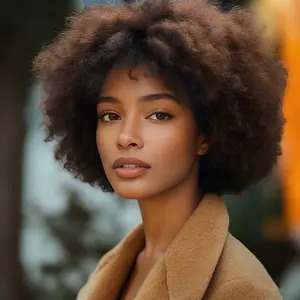 Sway Hair Afro Wig 180% Density 13x4 Front Lace Dark Brown Afro Wig Soft 70s Afro Wig 100% Human Hair For Women protein Afro Kinky Curly Hair Wigs Natural Looking Gary Big Afro Curly Short Bob Wig Bouncy Afro Puff Wig Afro Wig For Daily Party Cosplay Use