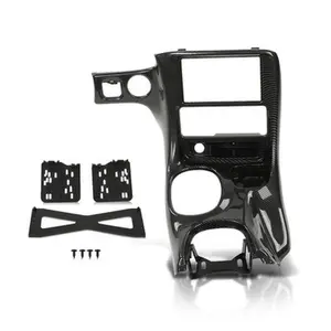 Fit For 1997-2004 Corvette C5 Double Din Radio Dash Installation Kit Carbon Look