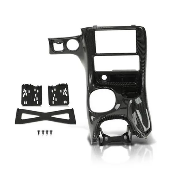 Fit For 1997-2004 Corvette C5 Double Din Radio Dash Installation Kit Carbon Look