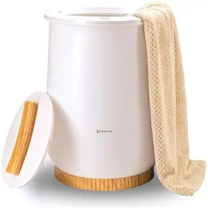 Towel Warmers, Luxury Bucket Towel Warmer, Large Towel Warmer for Bathroom, Auto Shut Off, Fits Up to Two 40"X70" Oversized Towels, Bathrobes, Blankets, PJ's and More, CL1 Lightweight Cozy Gift Shower