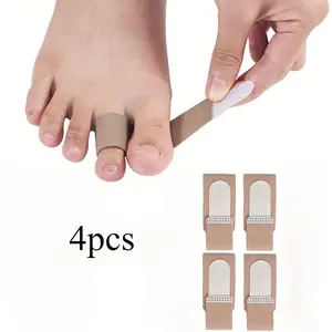 4pcs Reusable Toe Splints, Finger Fracture Braces, Durable & Comfortable Design, Ideal for Minor Injuries, Easy to Use & Clean