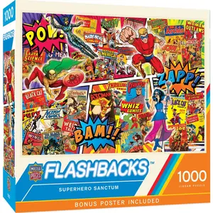 Flashbacks - Superhero Sanctum 1000-Piece Jigsaw Puzzle