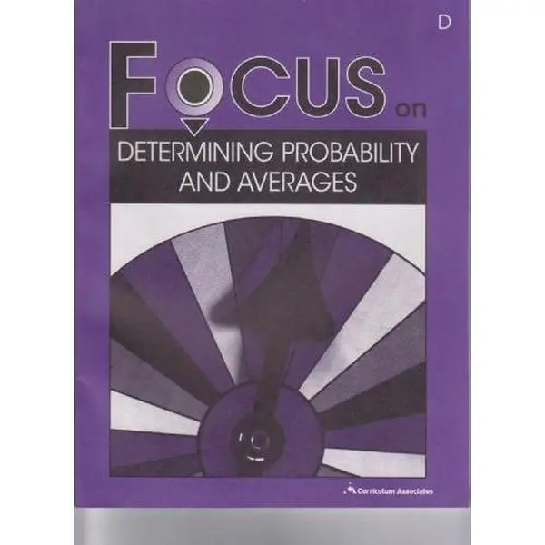 USED Book - Focus on Determining and Averages Book D by Curriculum Associates (Paperback) - English