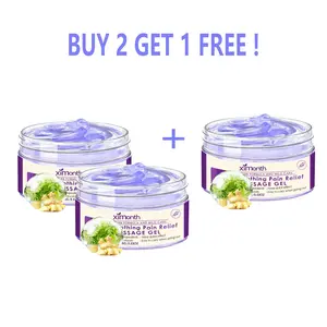 Buy 2 Get 1 Free Soothing Body Massage Gel, Gentle Body Massage Relief Gel, Easy To Absorb, Body Care Product for Women & Men joint pain gel purple gel soothes muscle