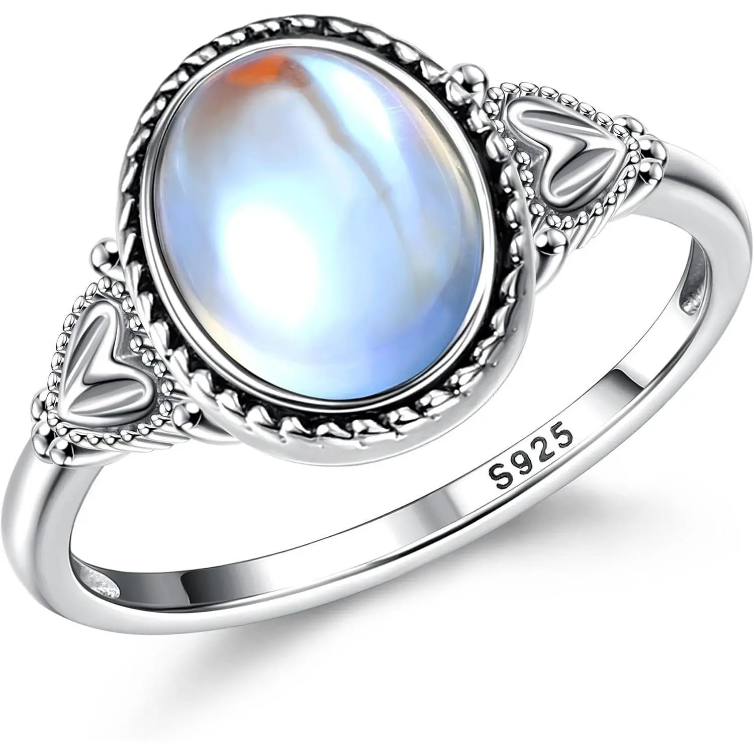 Non-color-changing ring(Moonstone Ring1)