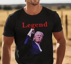 Legend Trump Unisex Jersey Short Sleeve Tee - Political Graphic T-Shirt - Comfortable Cotton Top - Perfect Gift for Trump Supporters - Election 2024 Apparel